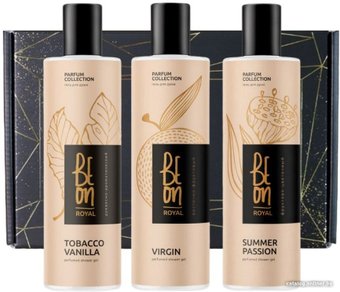BeOn Набор гелей для душа Tobacco Vanilla+Summer Passion+Virgin (3x260 мл)