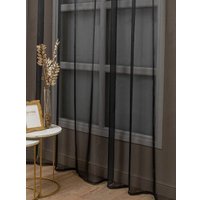 Тюль Amore Mio Однотонная вуаль 6PL lux-69 300x270 91241 (черный)