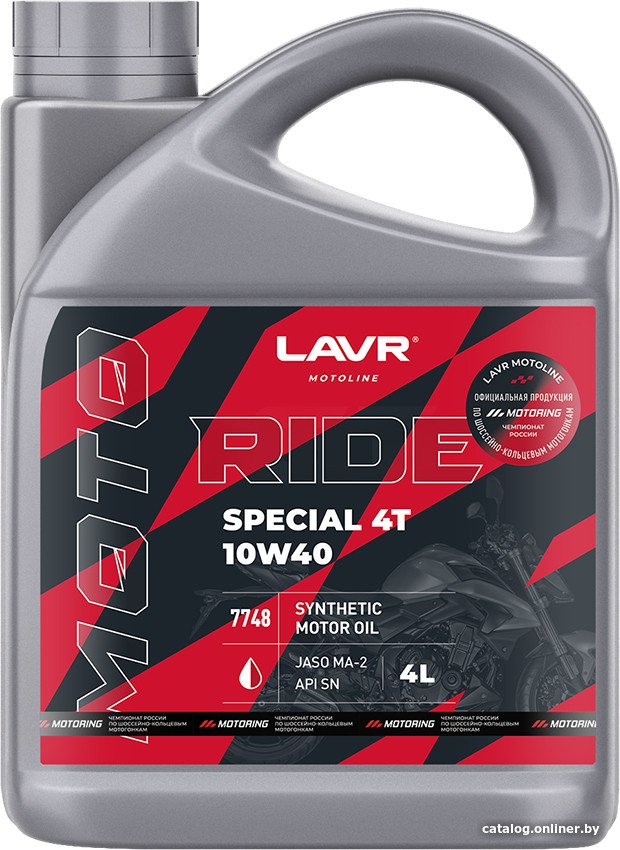Моторное масло Lavr Special 4Т 10W-40 4л