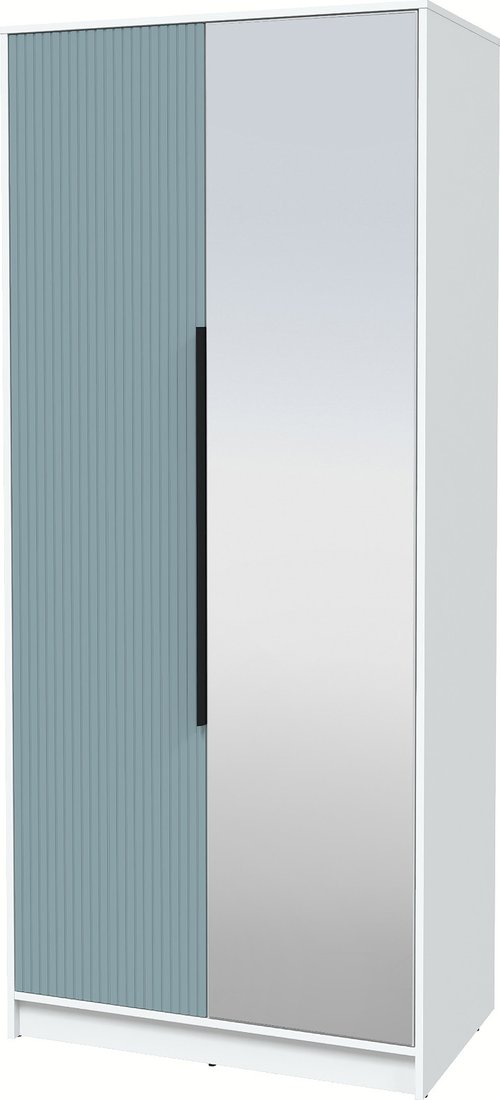 

Шкаф распашной Интерлиния Концепт Лайн КТ-Ш2з (белый платинум/океан)