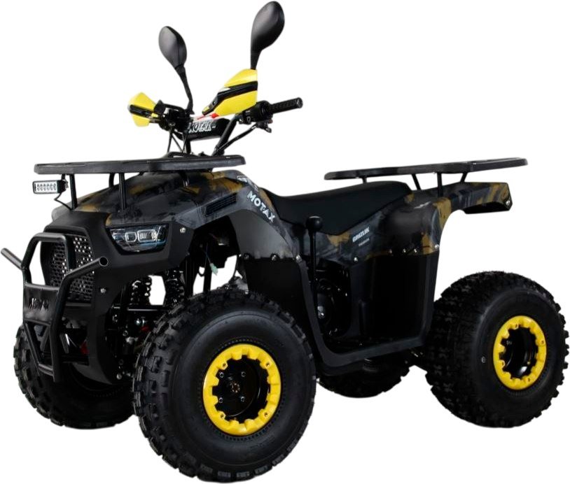 

Квадроцикл Motax Grizlik Super Lux 2024 (черный/желтый камуфляж)