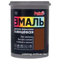 Краска Palizh Глянцевая 1 кг (темно-коричневый)