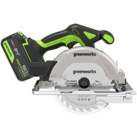 Дисковая (циркулярная) пила Greenworks GD24CS165 1501607CUG (с 1-им АКБ)
