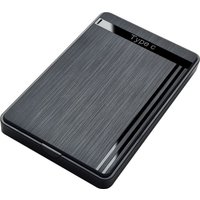 Бокс для накопителей 2.5" USBTOP SATA – USB3.1 Type-C - USB3.0 (для жесткого диска SSD/HDD 2.5”, черный)