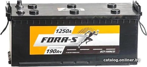 Автомобильный аккумулятор Fora-S 6СТ-190(3) (190 А·ч)