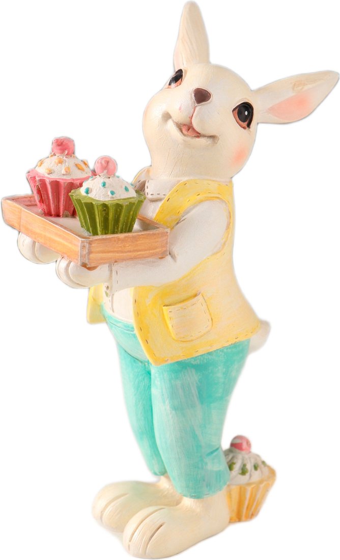 

Статуэтка Sima-Land Нарядный кролик с кексами на подносе 10583198