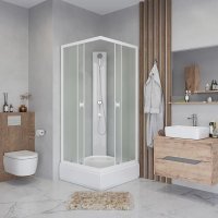 Душевая кабина Niagara Promo P80/26Q/MT/BK 80x80x195