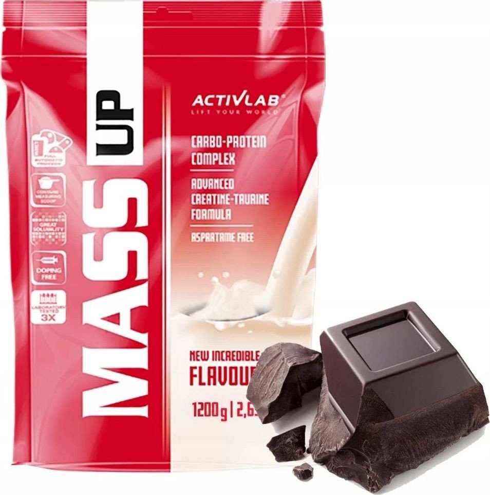 Гейнер Activlab MASS UP (1200г, шоколад)