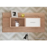 Полка Империал Стелс 1д (дуб сонома/белый)