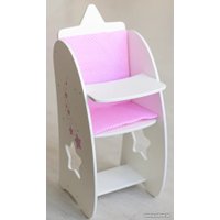 Стульчик для кукол Leader Toys Diamond Star для кормления 73319 (белый)
