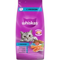 Сухой корм для кошек Whiskas Подушечки с паштетом. Обед с лососем 5 кг