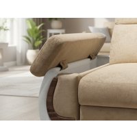 Угловой диван ПетраМебель Браво Люкс (бежевый)