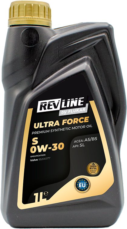 

Моторное масло Revline Ultra Force S 0W-30 1л