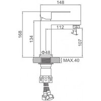 Смеситель Ledeme L71025Y