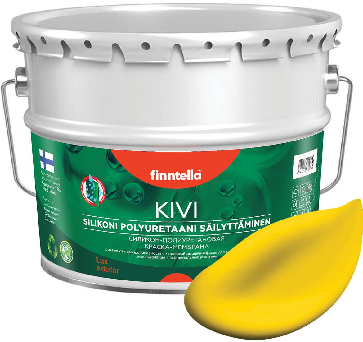 

Краска Finntella Ulko Keltainen F-05-1-9-FL129 9 л (желтый)