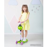 Трехколесный самокат Ridex Loop (зеленый/розовый)