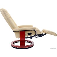 Массажное кресло Calviano 2160 (экокожа, бежевый)