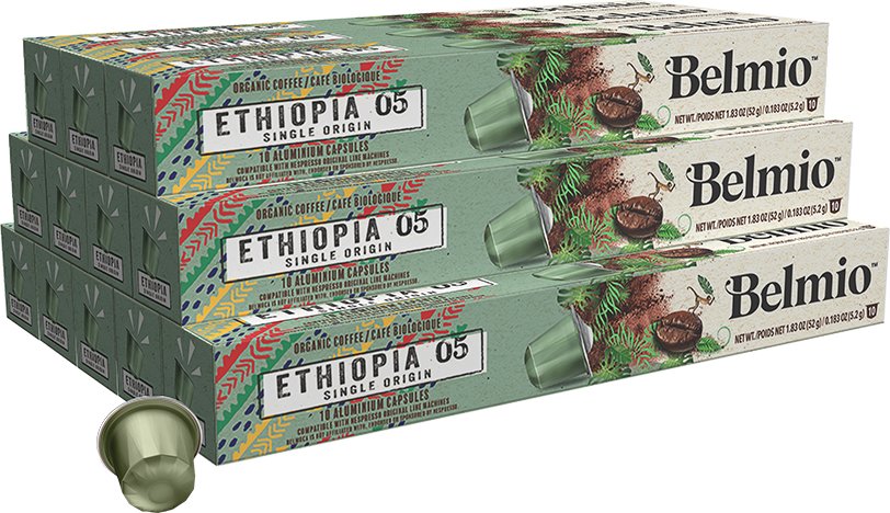 

Кофе в капсулах Belmio Ethiopia 120 шт
