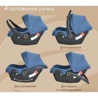 Детское автокресло Pituso Santiso R201 (джинс/светло-серый)