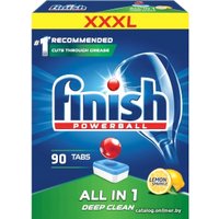 Таблетки для посудомоечной машины Finish All in 1 Deep Clean Лимон (90 шт)