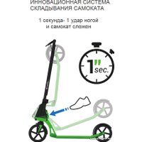 Двухколесный подростковый самокат Globber My Too 180 Automatic (белый)