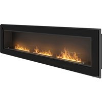 Биокамин SimpleFire Frame 1800 (черный, со стеклом)