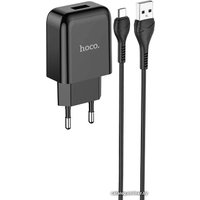 Сетевое зарядное Hoco N2 microUSB (черный)