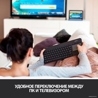 Клавиатура Logitech K400 Plus 920-007173 (черный)