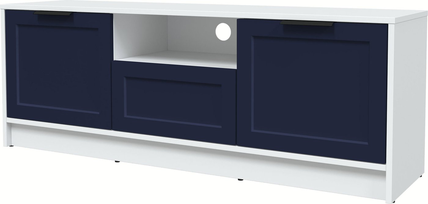 

Тумба Интерлиния ТВ Концепт Тренд КТ-ТВ3-50 (белый платинум/индиго)