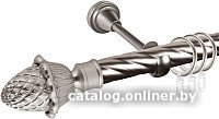 

Карниз для штор АС ФОРОС Grace D25К составной + наконечники Магнолия (2.8м, сатин)