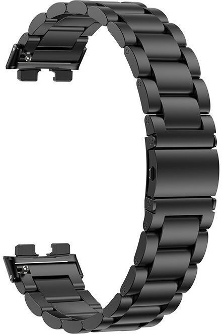 

Браслет Rumi Heavy металлический для Huawei Band 8/9 (черный)