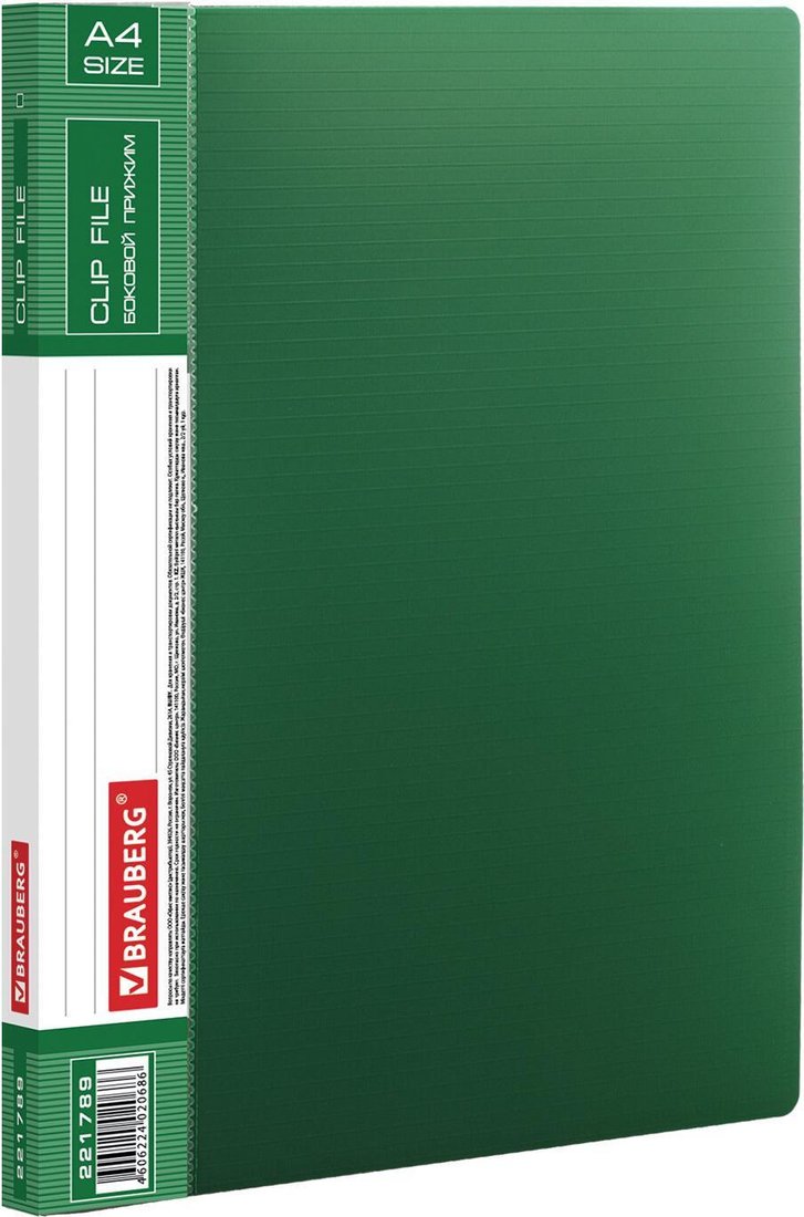

Папка для бумаг BRAUBERG 221789 (зеленый)