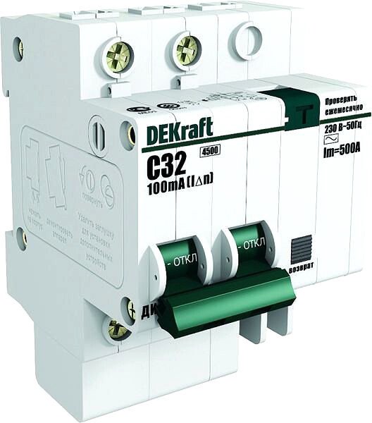 

Дифференциальный автомат Schneider Electric DEKraft 15157DEK