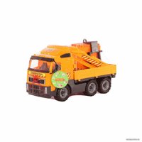 Автомобиль с краном Полесье Volvo автомобиль-кран с манипулятором + конструктор 30 эл. 8800