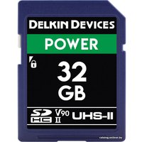 Карта памяти Delkin Devices SDHC Power UHS-II 32GB