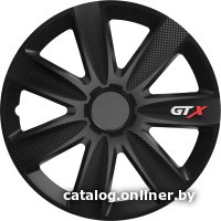 Набор колпаков на диски Versaco GTX 15" 15GTXCARBONB (4шт, карбон/черный)
