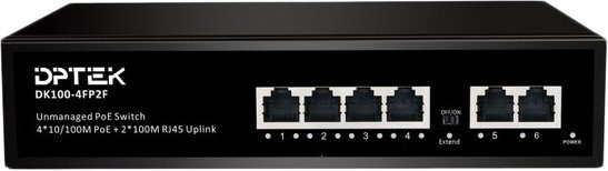 Неуправляемый коммутатор DPTEK DK100-4FP2F