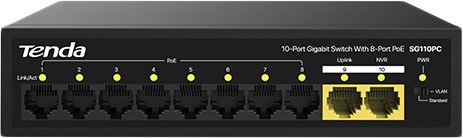 Неуправляемый коммутатор Tenda SG110PC