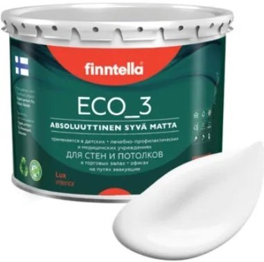 

Краска Finntella Eco 3 Wash and Clean Lumi F-08-1-3-FL134 2.7 л (белый)
