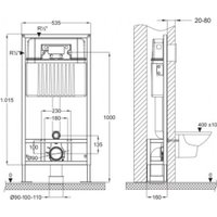 Инсталляция для унитаза Pestan Bettoserb Sava Free Standing 40006480