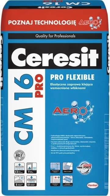 

Клей для плитки Ceresit CM 16 Pro (20 кг)