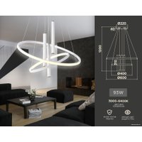 Подвесная люстра Ambrella light Comfort FL5371