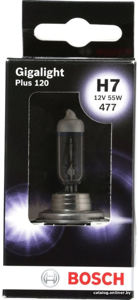 Галогенная лампа Bosch H7 Gigalight Plus 120 1шт
