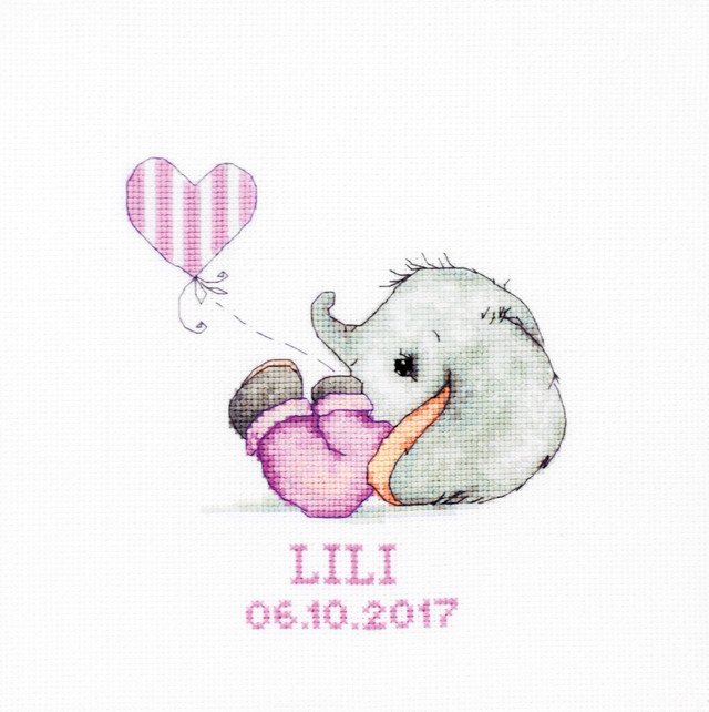 

Набор для вышивания Luca-S Baby Girl B1133
