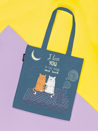 JoyArty Влюбленные коты на крыше bsh_46218