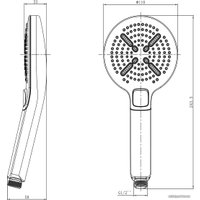 Душевая лейка Lemark LM8114C