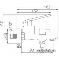 Смеситель Ledeme L3274B