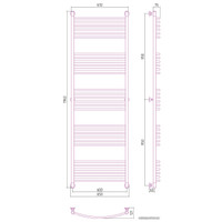 Полотенцесушитель Сунержа Богема+ выгнутая 1900х600 31-0221-1960