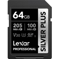 Карта памяти Lexar Professional SILVER PLUS SDXC LSDSIPL064G-BNNNG 64GB в Гомеле