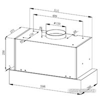 Кухонная вытяжка ZorG Bona 1000 60 M (белый)
